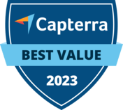 Capterra najboljše ocene in značka najboljše ocene za programsko opremo salona